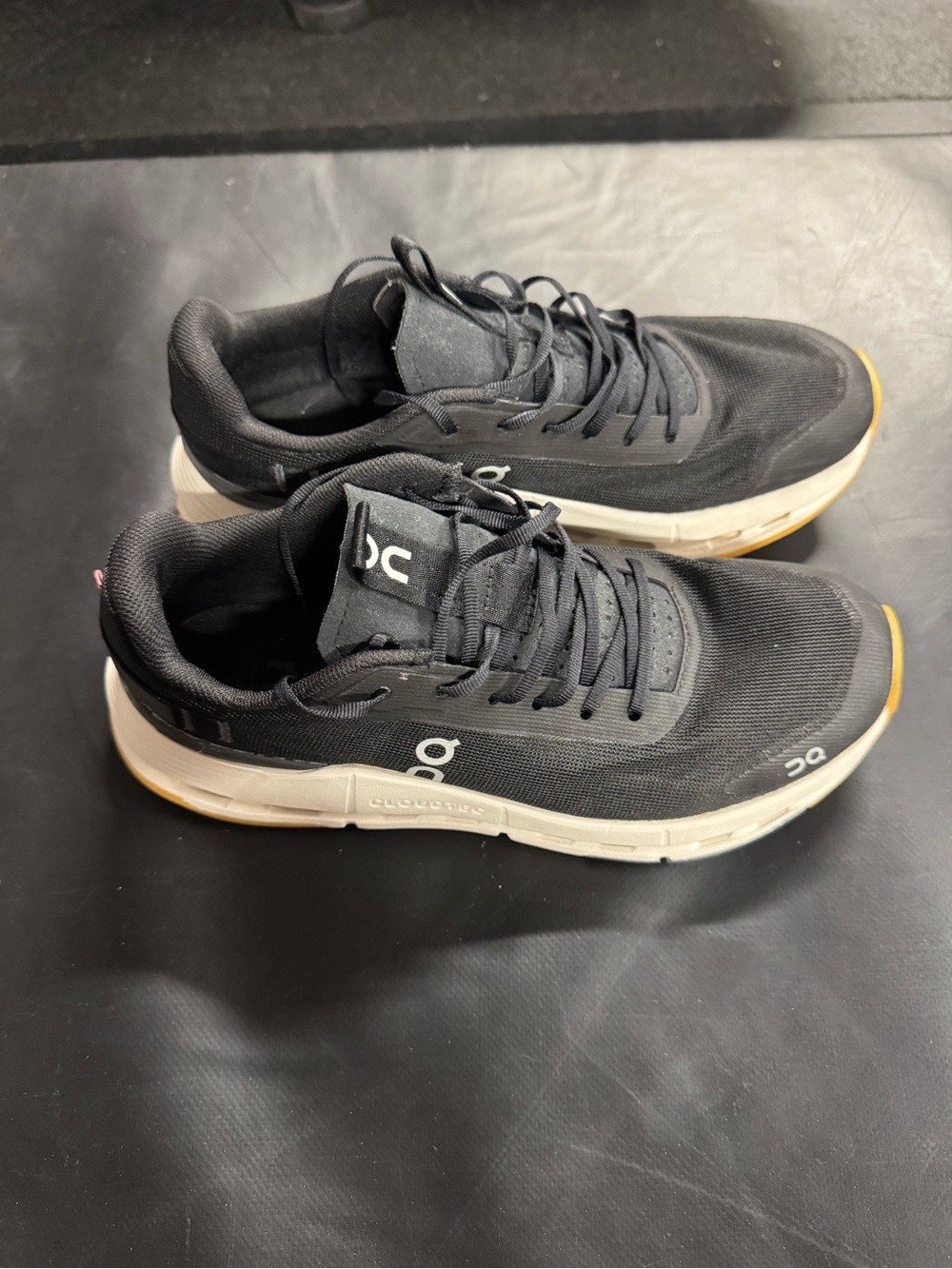 On Running Women’s Cloudnova Black/White Performance Sneakers Size 6.5